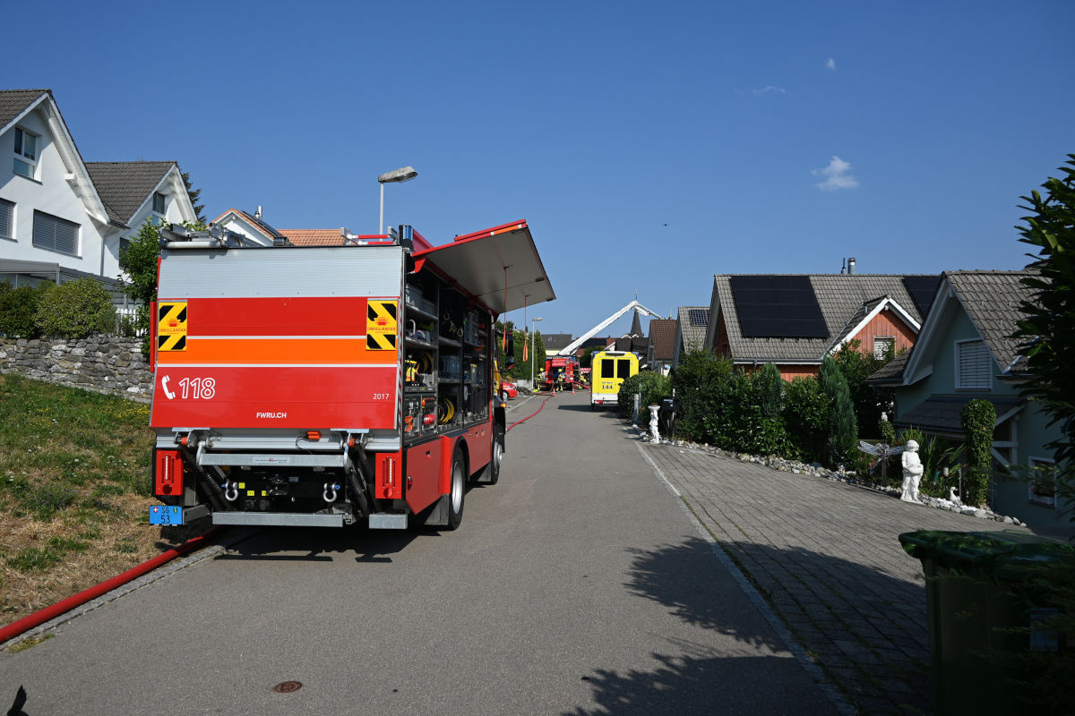 Die Brandursache wird nun untersucht.