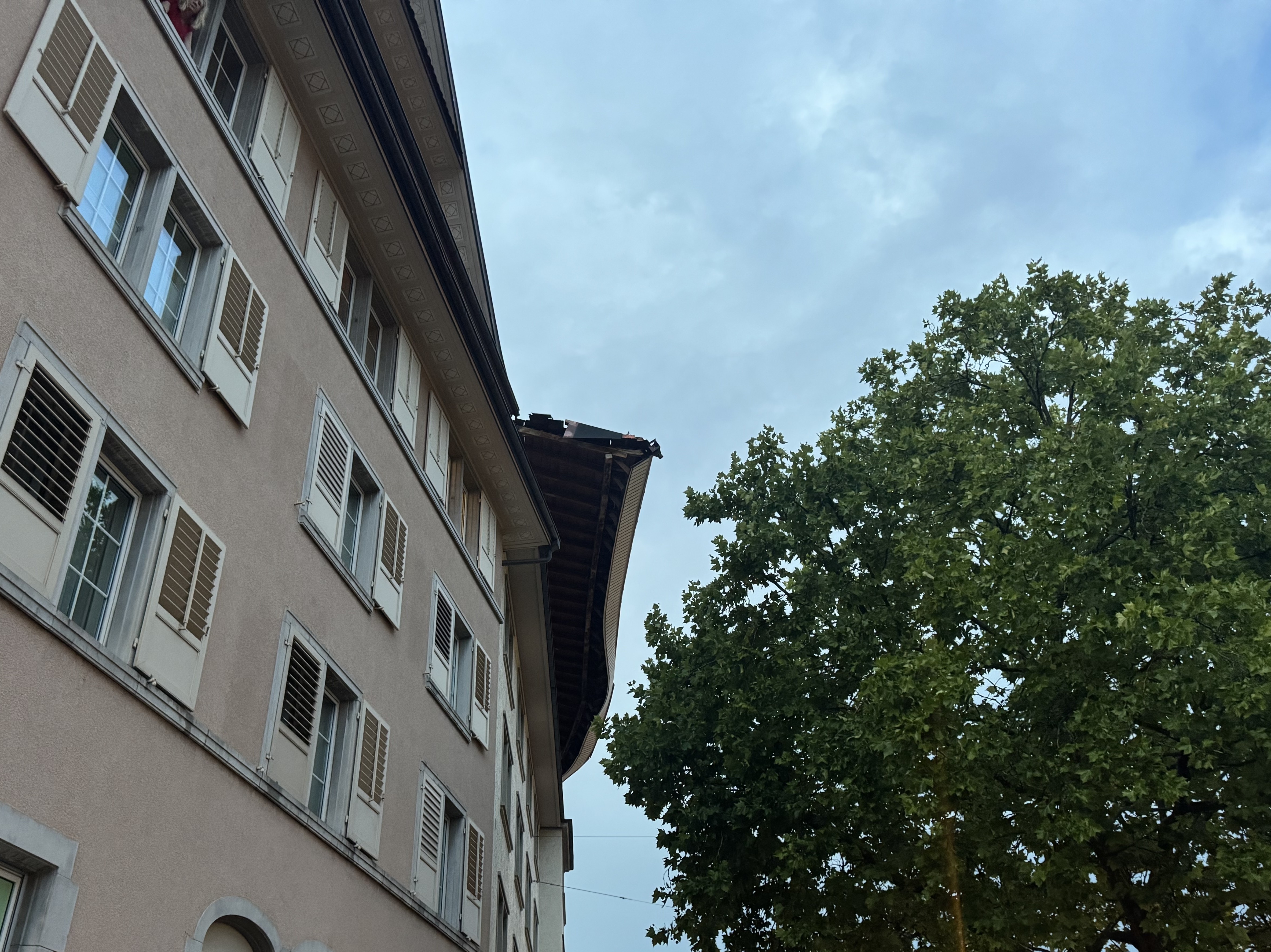 Die Ursache für den Einsturz des Daches wird untersucht