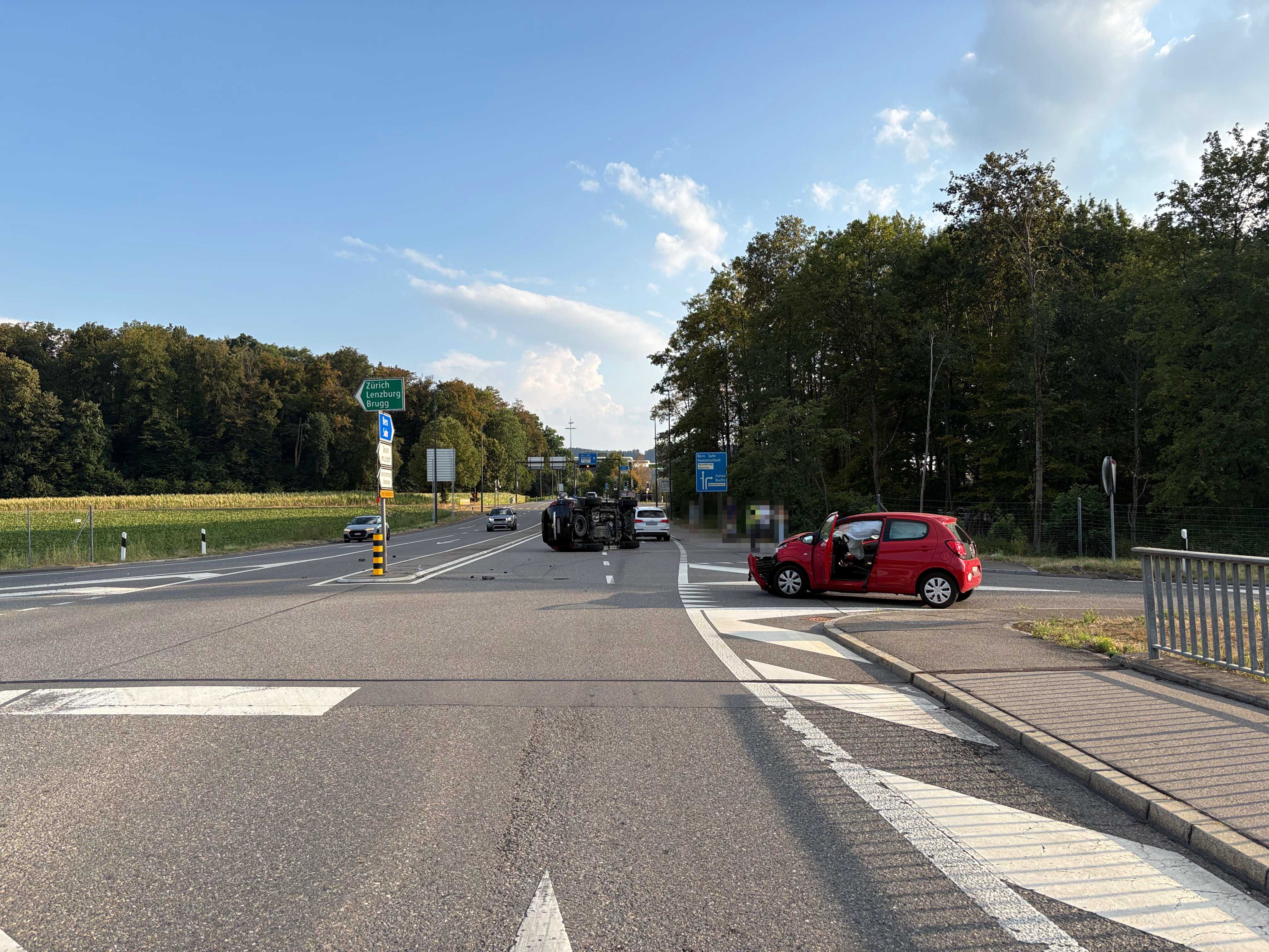 Überblick Unfallort