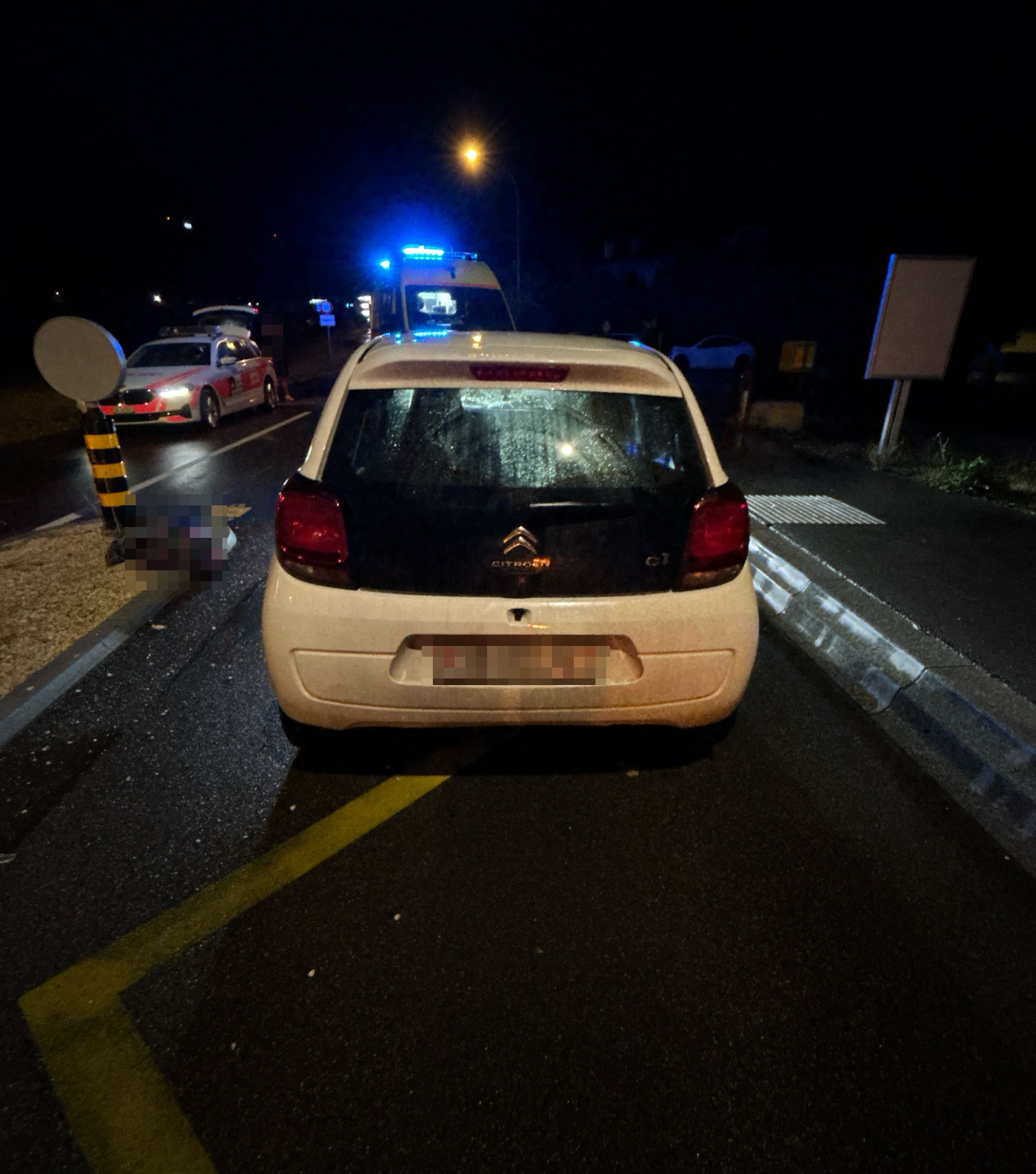Überblick Unfallort