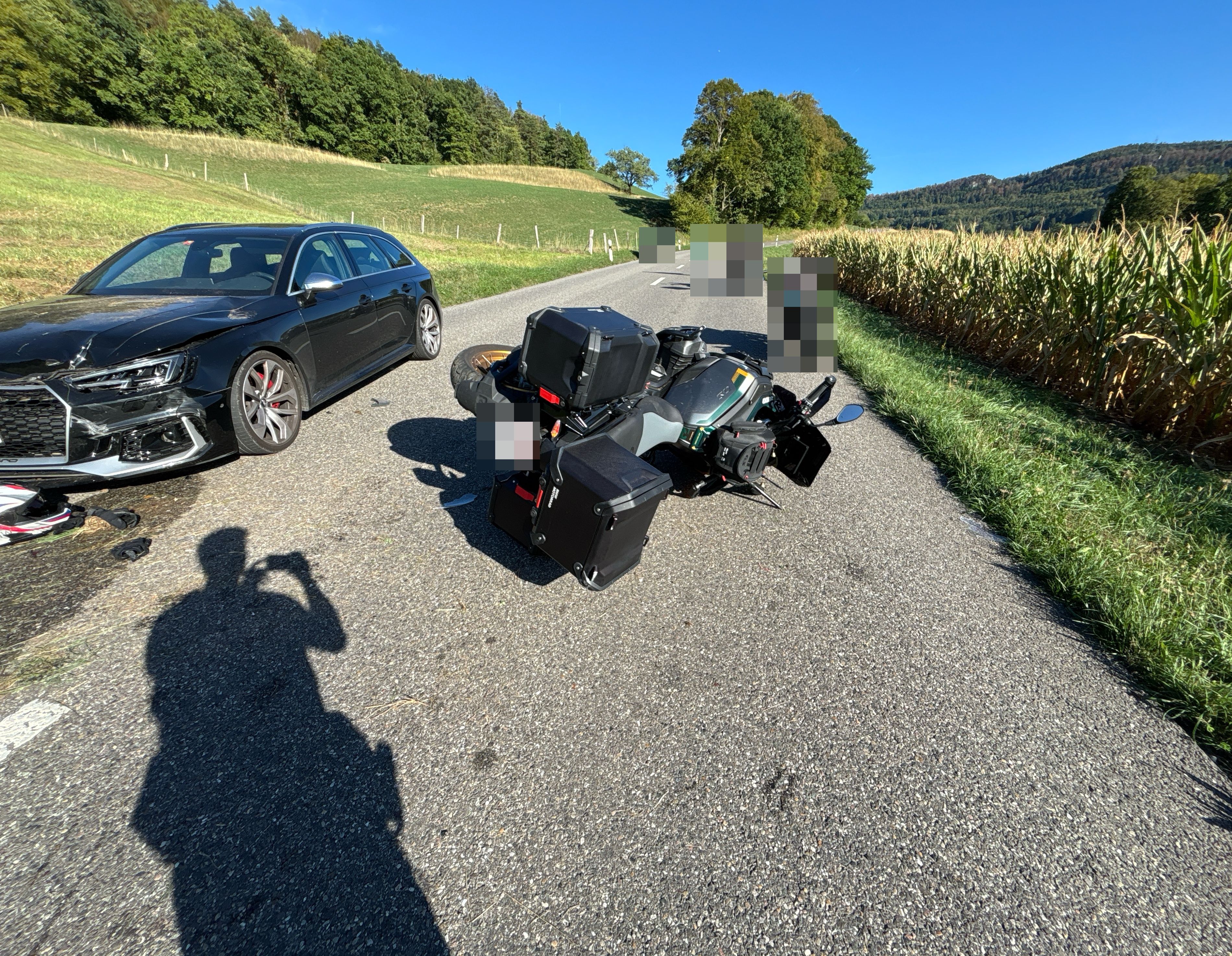 Überblick Unfallort