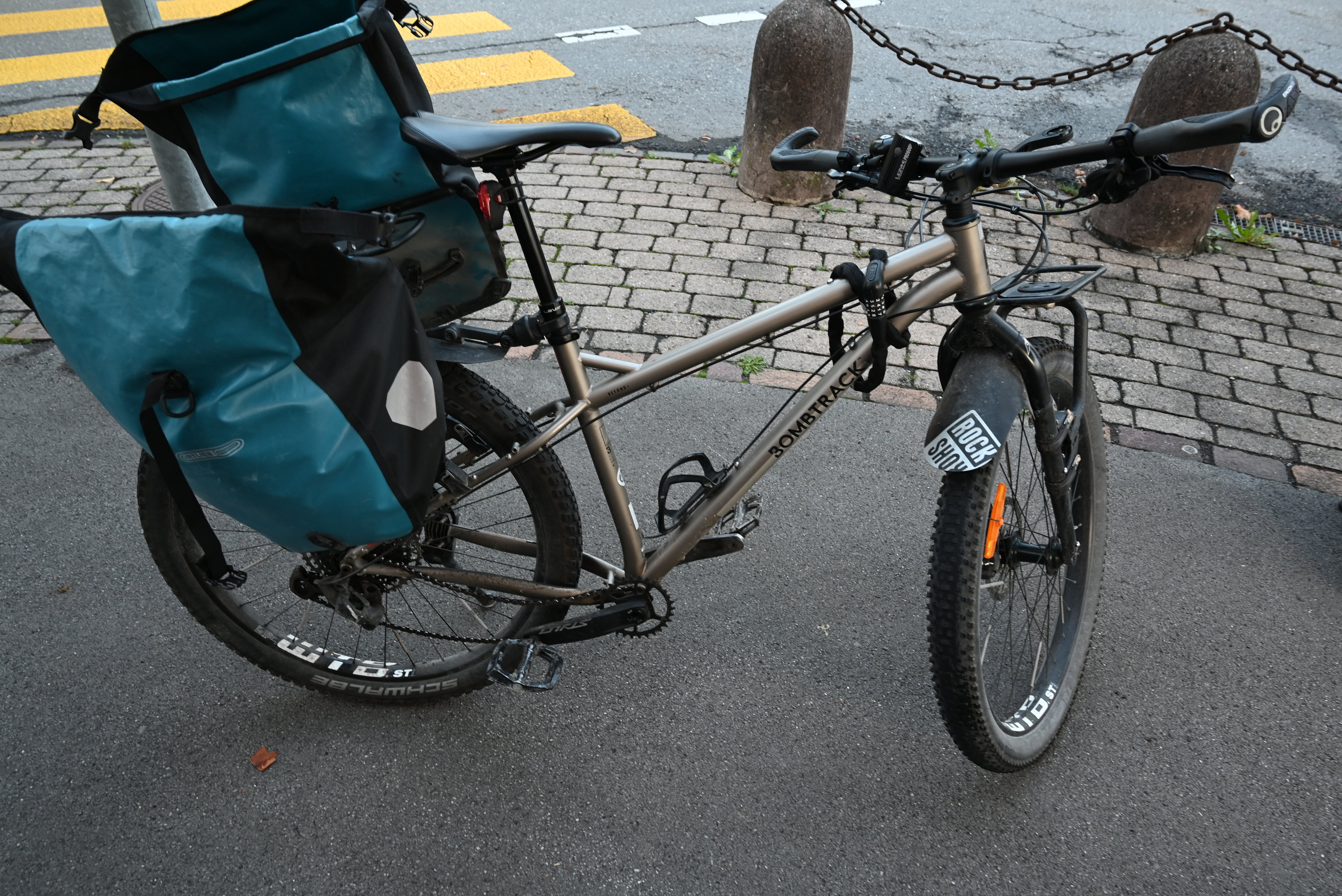 Das Velo der 48-Jährigen nach dem Unfall