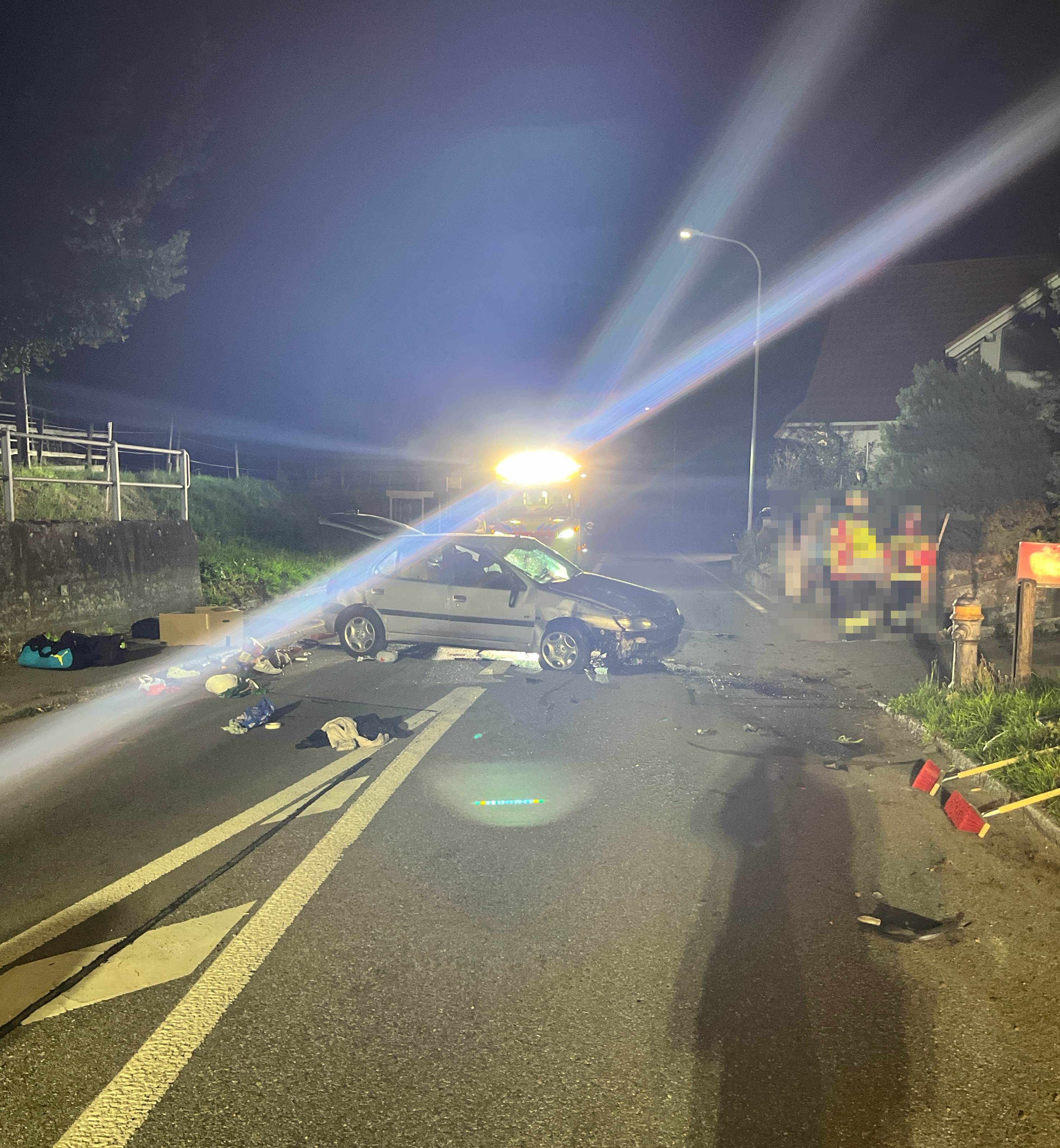 Überblick Unfallort
