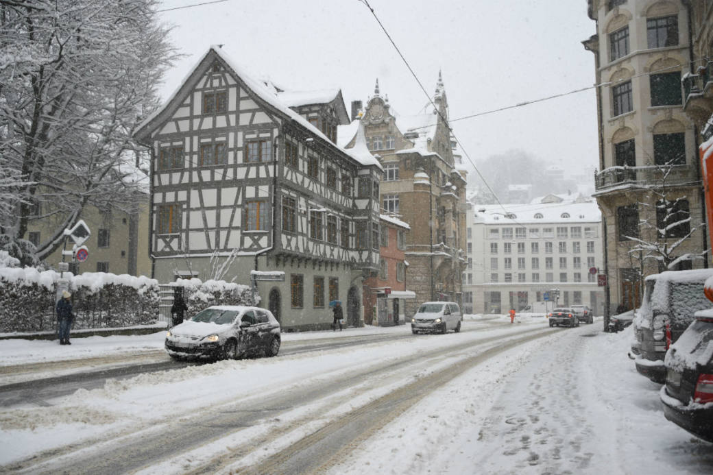 Winterliche Strassenverhältnisse