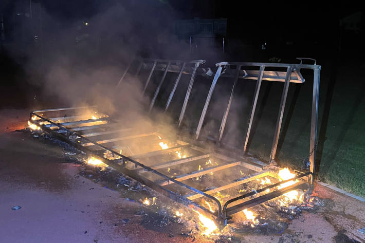 Bei dem Brand entstand hoher Sachschaden.