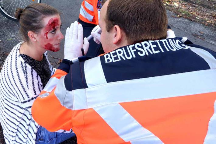 Verkehrsunfall mit Personenschaden im Gemeindegebiet von Ternitz (Symbolbild)