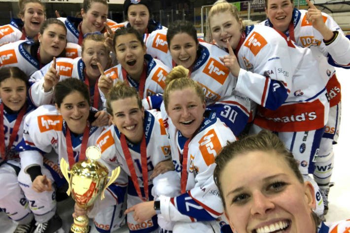 Die ZSC - Frauen verteidigen den Cuptitel.