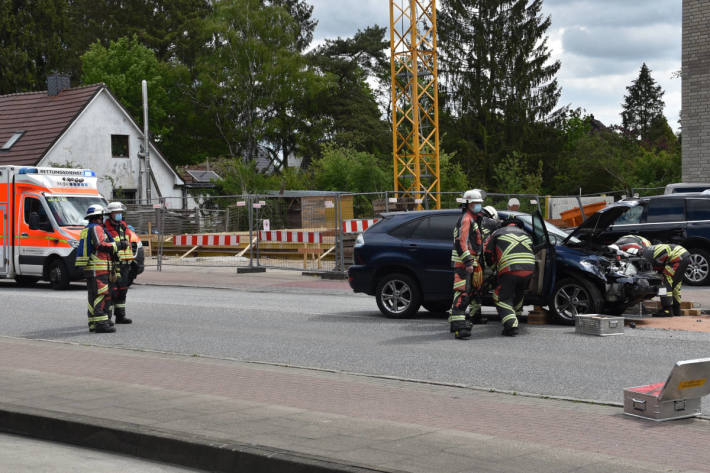 Verkehrsunfall auf der Ohechaussee in Norderstedt