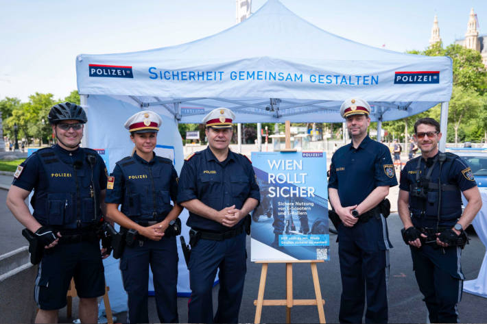 Vorstellung der neuen Kampagne "Wien rollt sicher"
