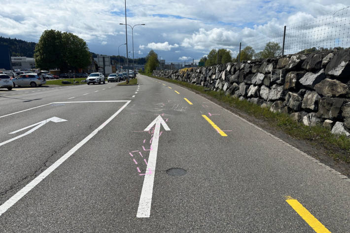 Die Unfallstelle
