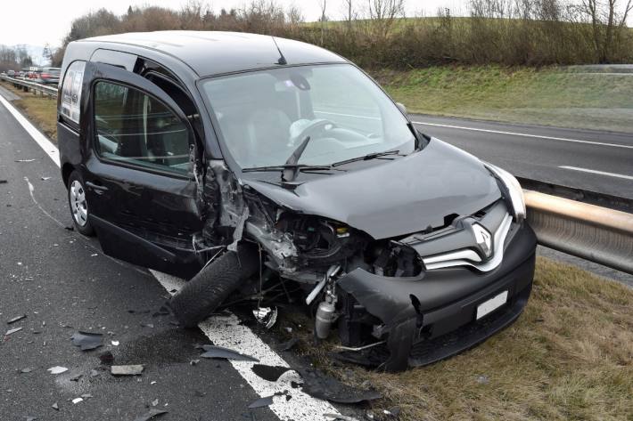 Beim Unfall auf der A2 bei Sempach LU wurde niemand verletzt.