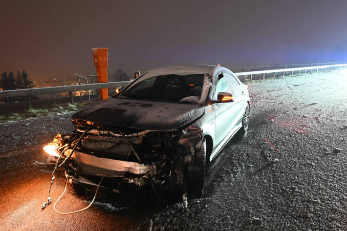 Zwei Verletzte nach Unfall auf der A1 bei Rorschacherberg