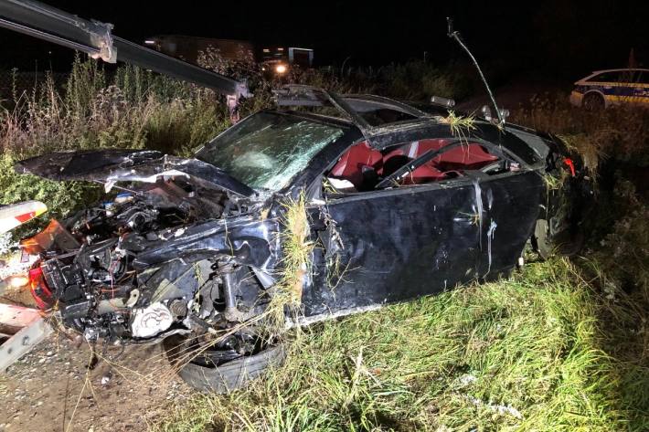 Schrecklicher Verkehrsunfall in Edesheim gestern.