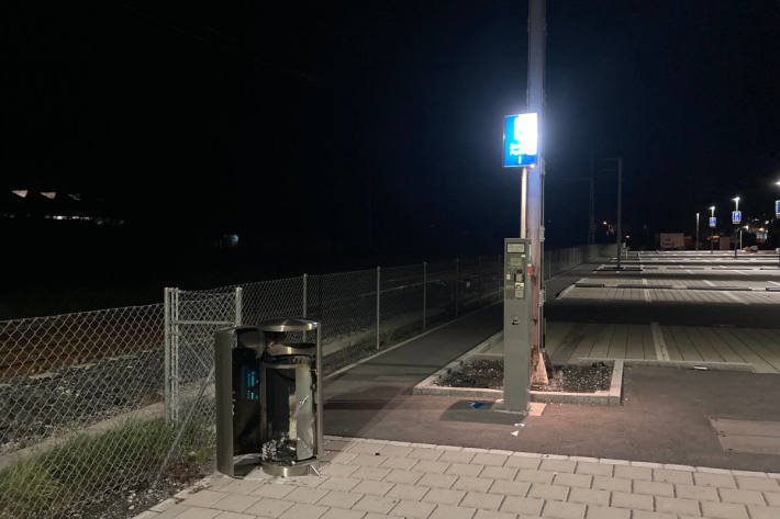 Sachbeschädigungen am Bahnhof Glarus