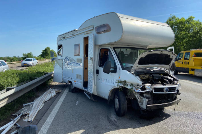 Wohnmobilurlaub endet im Krankenhaus auf der A61 bei Lambsheim