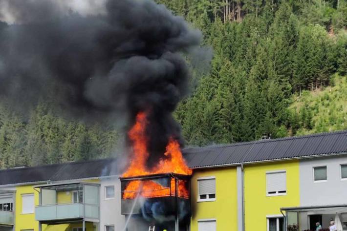 Küchenbrand in St. Barbara im Mürztal