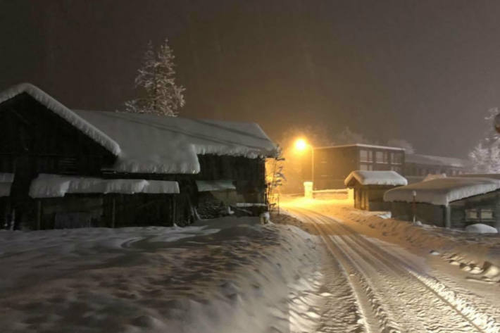 Starkschneefall in erhöhten Lagen