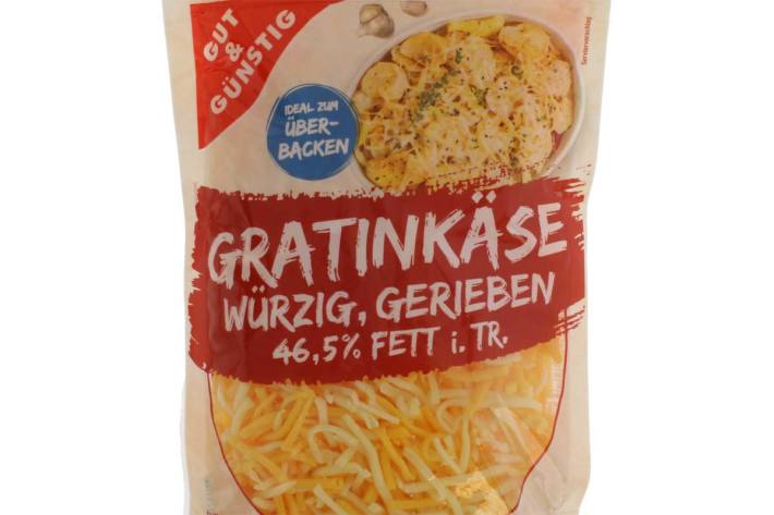 DMK Group ruft „GUT&GÜNSTIG Gratinkäse“ via EDEKA zurück