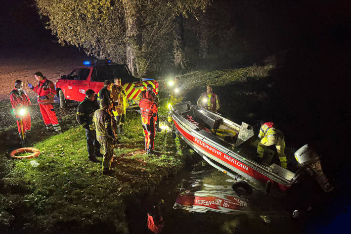 Der Unfall ereignete sich beim Angeln.