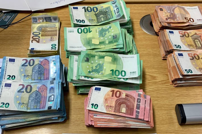 Beschlagnahmtes Bargeld