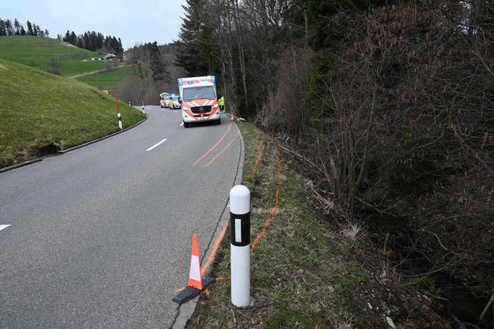 Nach dem Unfall kam es zu Verkehrsbehinderungen