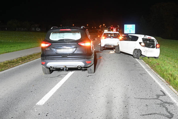 Blick auf die Unfallstelle