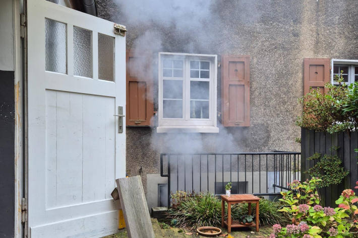 Der Brand war im Keller ausgebrochen.