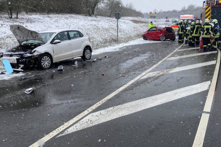 In Kirchheimbolanden kam es gestern zu einem schweren Verkehrsunfall.