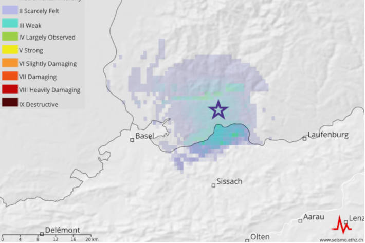 Das Beben ereignete sich am 28. Juli 2025 um 15:48:21 Uhr