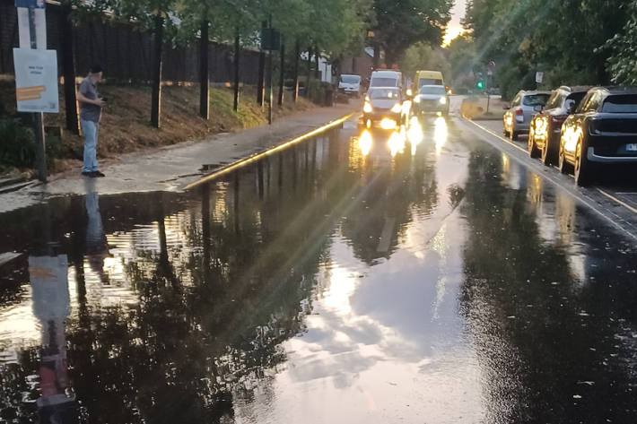 Gewitter und Hagel sorgten für eine Vielzahl von Einsätzen.