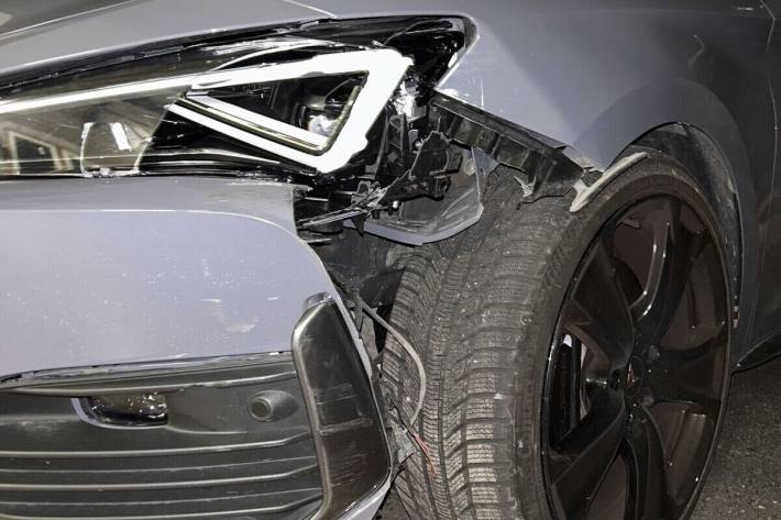 Massiver Frontschaden