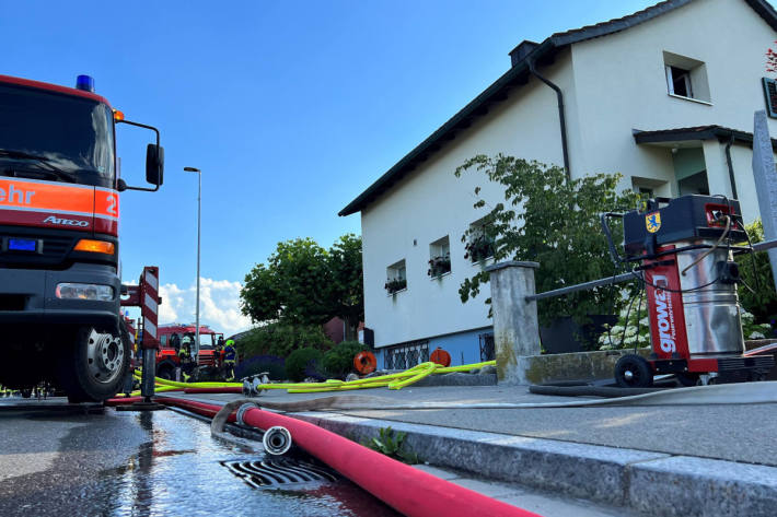 Brand in einer Wohnung in Steinach SG