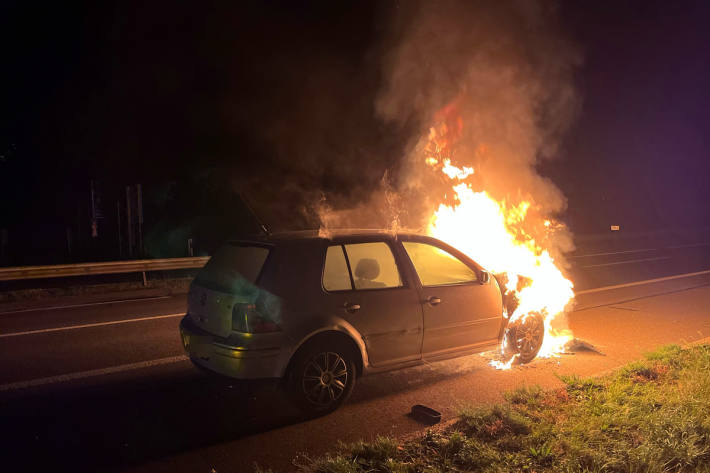 Am Auto entstand Sachschaden