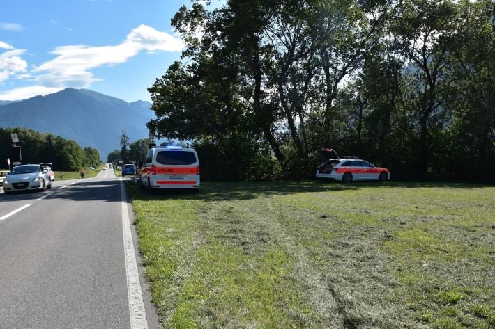 Eine Person wurde ins Spital geflogen