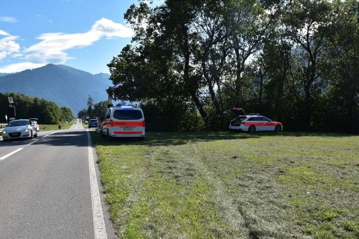 Eine Person wurde ins Spital geflogen 