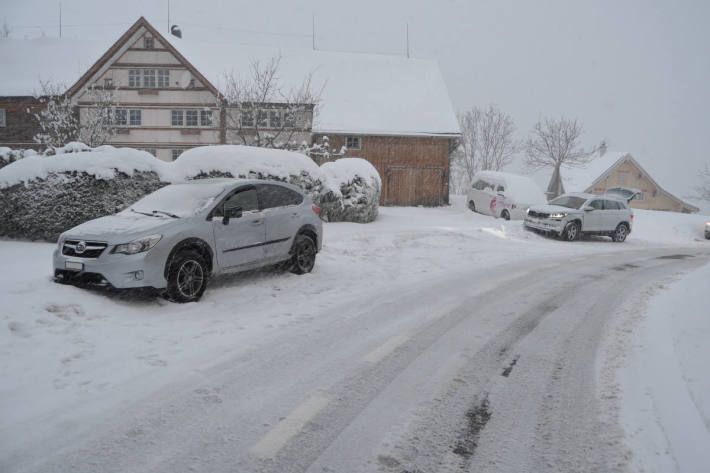 Unfallsituation in Rehetobel