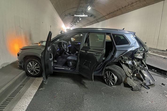 Bei dem Unfall wurde niemand verletzt 