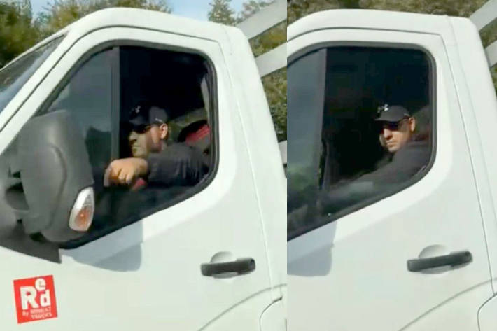 Der Fahrer überholte den Pkw mehrmals.