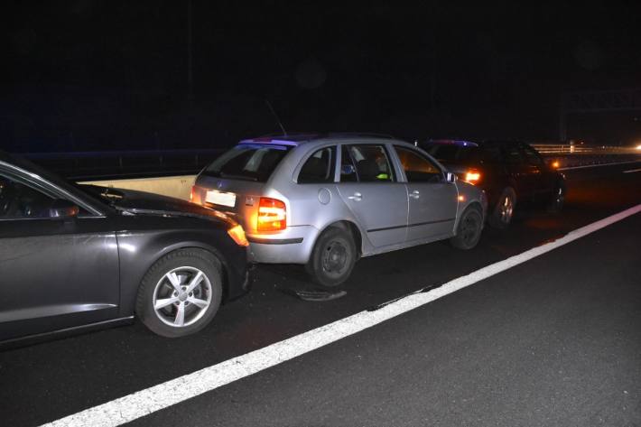 In Alpnachstad OW kam es auf der A8 zu einem Unfall.