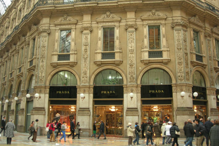 Prada-Shop in Mailand