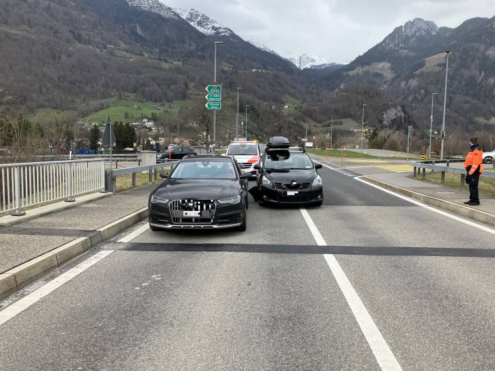 Sachschaden bei seitlichem Zusammenstoss