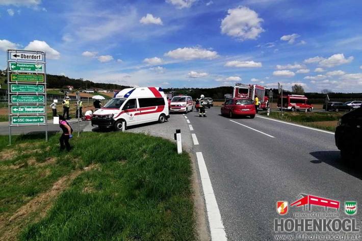 Unfall in Mitterdorf an der Raab