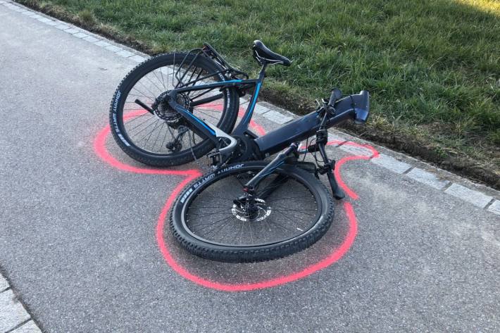 Die E-Bike-Lenkerin verletzte sich ernsthaft.