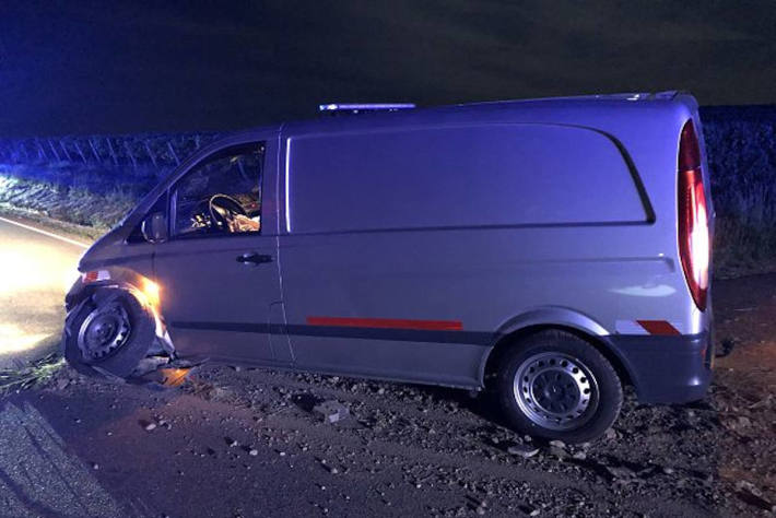 Verkehrsunfall unter Alkoholeinfluss