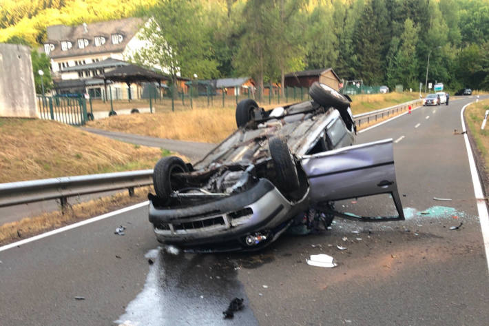 Verkehrsunfall mit schwer verletztem Fahranfänger