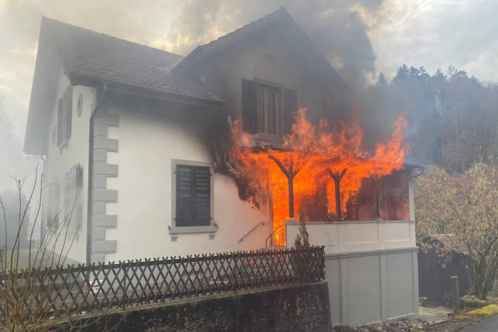 Brand verwüstet Wohnhaus in Murgenthal