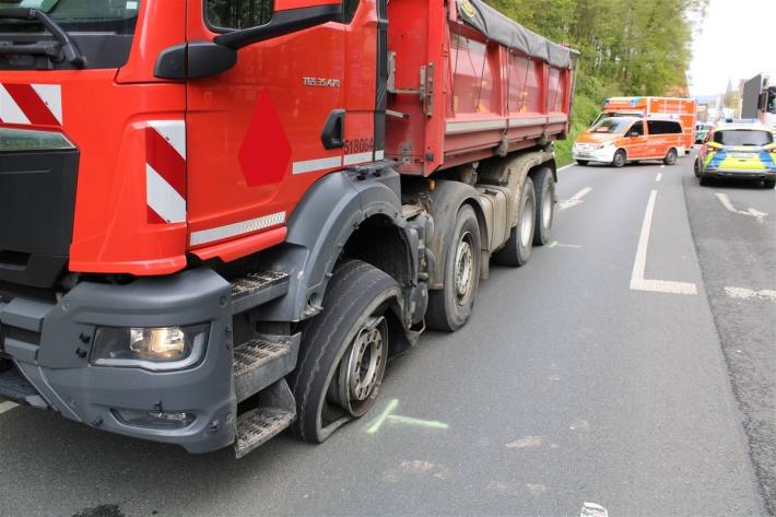 Bei dem Unfall entstand ein hoher Sachschaden