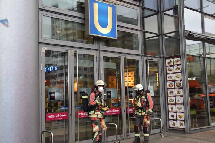 Gestern kam es im Bereich des U-Bahnhofes Garstedt in Norderstedt zu einem Feuer