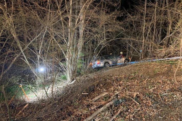 In Stallikon ZH kam es zu einem Unfall, zwei Personen verletzten sich.