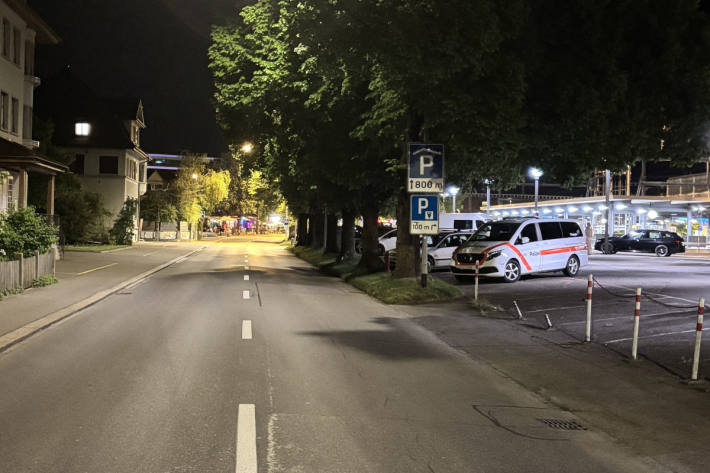 Beim Selbstunfall wurde niemand verletzt.